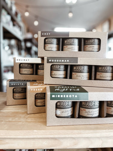 Woodfire Candle Co Flight Pack - Gift Set - Duluth Minnesota