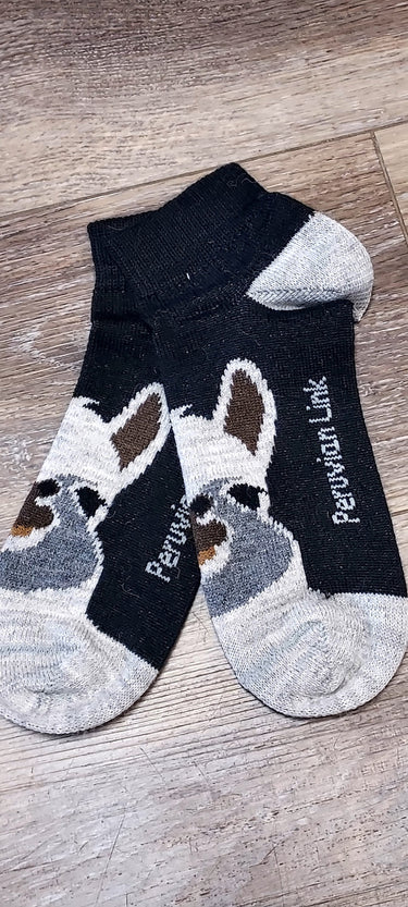 Alpaca Face Ankle Socks