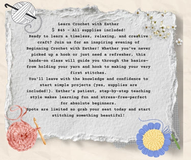 Learn Crochet with Esther
