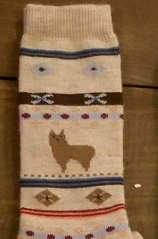 Alpaca Watching Socks