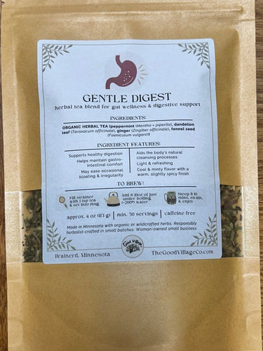 Gentle Digest herbal tea blend for gut wellness & digestive support