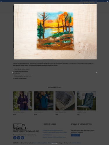 Needle Felting Kits Landscapes