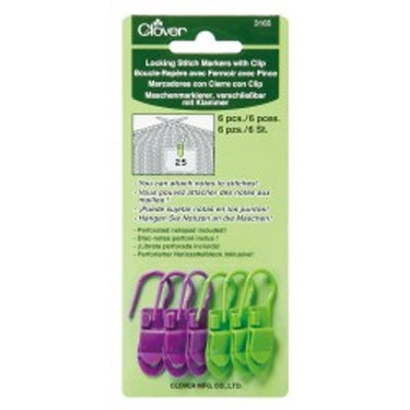 Locking Stitch Markers with Clip 3165