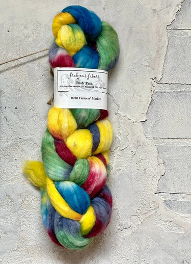 Posh Paca Braid 4oz Hand dyed