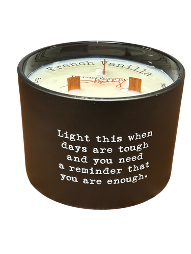 You are Enough candle by Primitives by Kathy