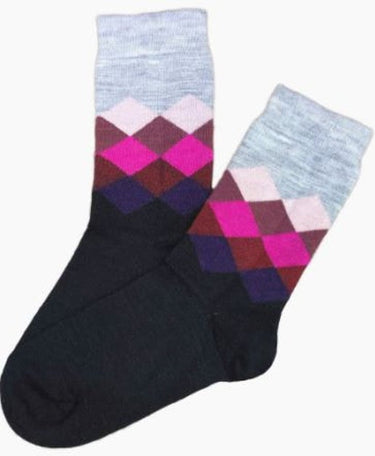 Harlequin Alpaca Socks