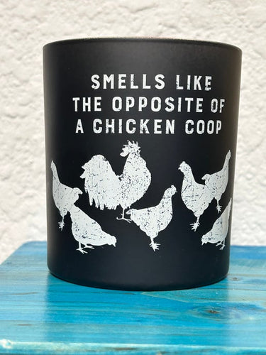 Chicken Coop candle from Primitives by Kathy